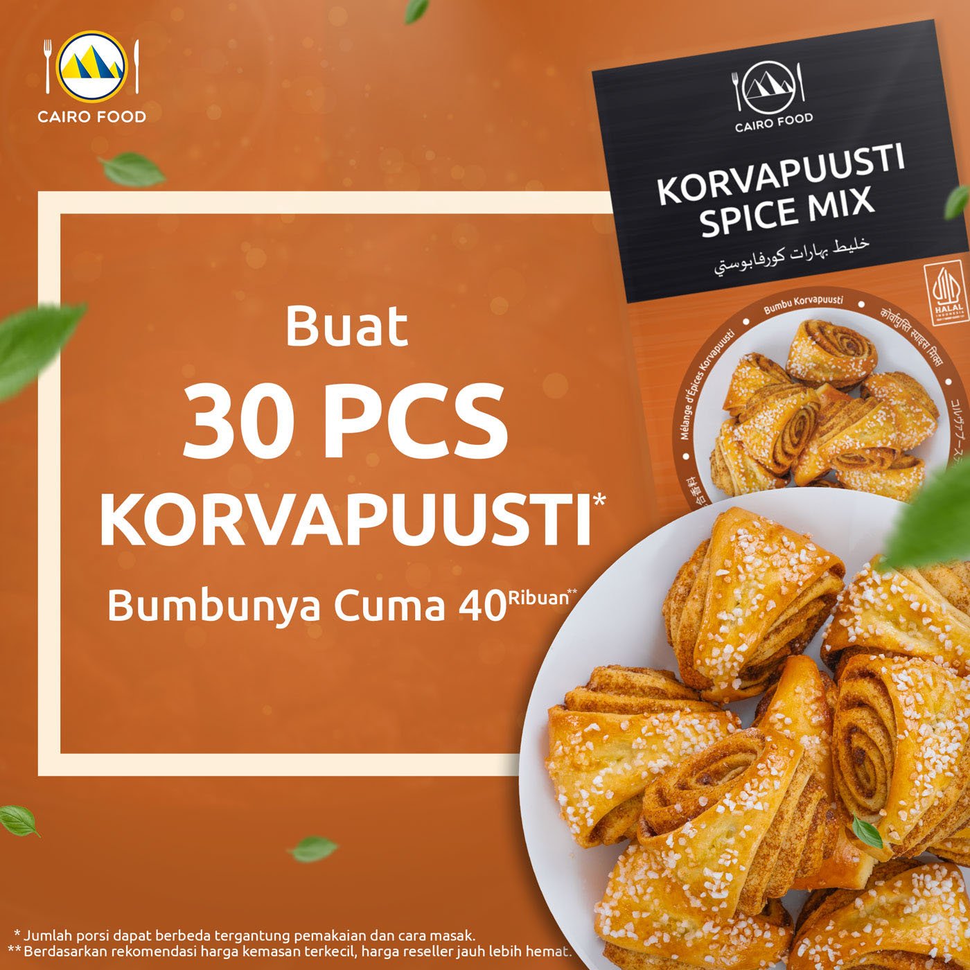 Korvapuusti Spice Mix (Bumbu Korvapuusti)