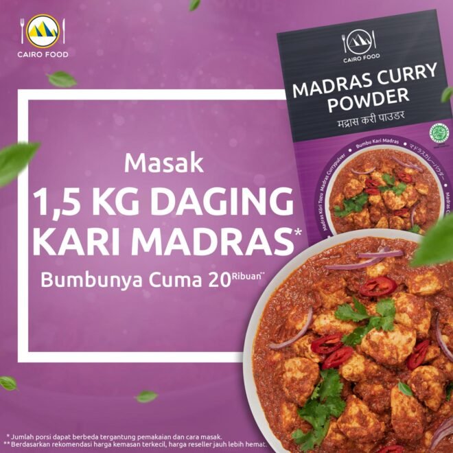 Madras Curry Powder (Bumbu Kari Madras)