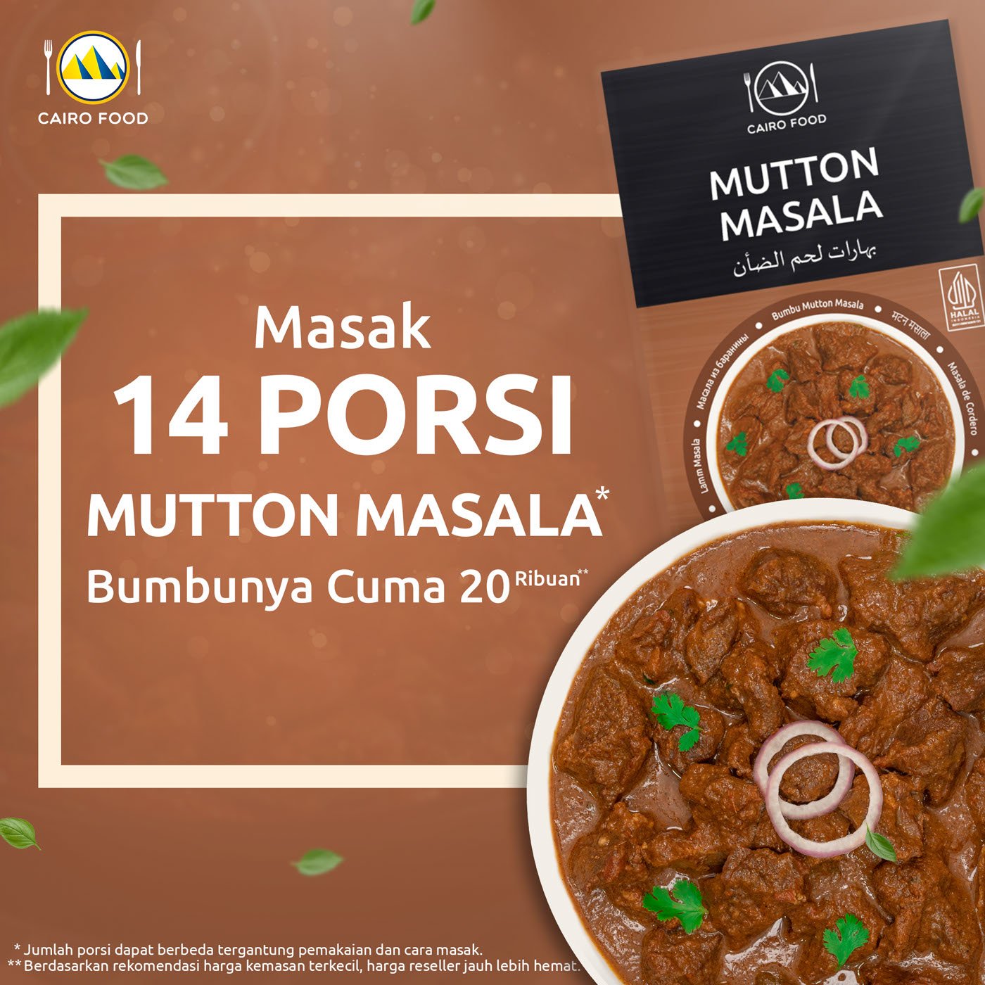 Mutton Masala (Bumbu Mutton Masala)