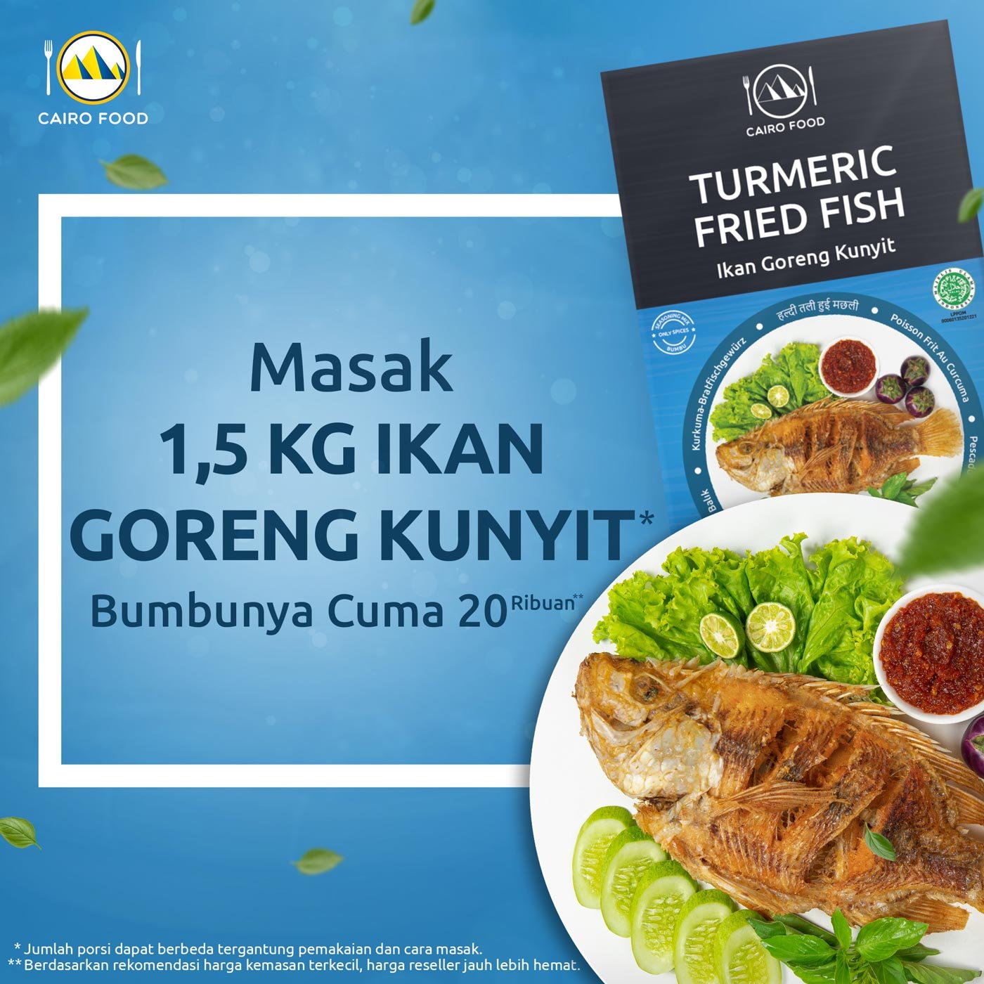Turmeric Fried Fish Seasoning (Bumbu Ikan Goreng Kunyit)