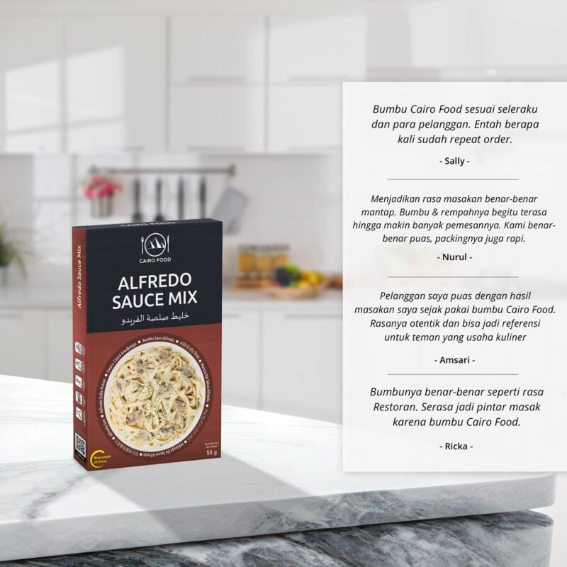 Alfredo Sauce Mix (Saus Alfredo Bubuk)