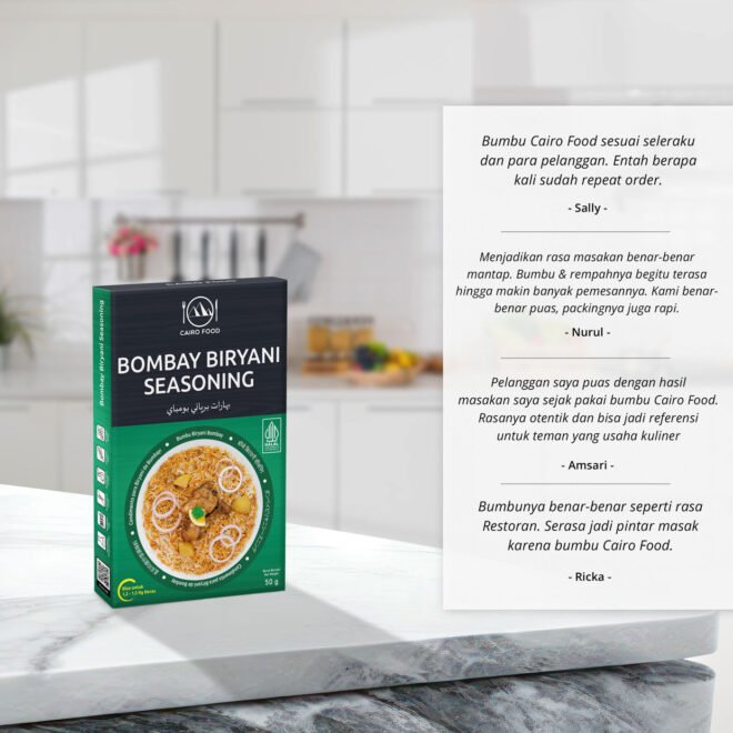 Bombay Biryani Seasoning (Bumbu Biryani Bombay)