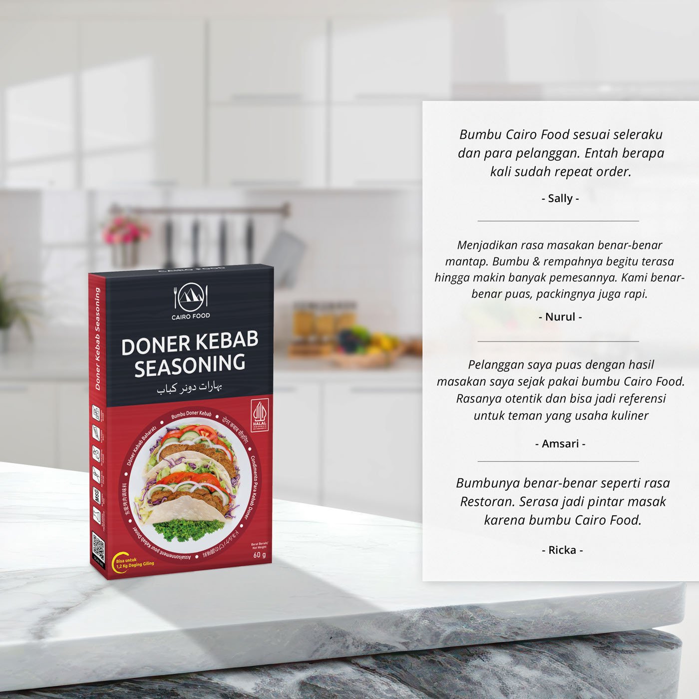 Doner Kebab Seasoning (Bumbu Doner Kebab)