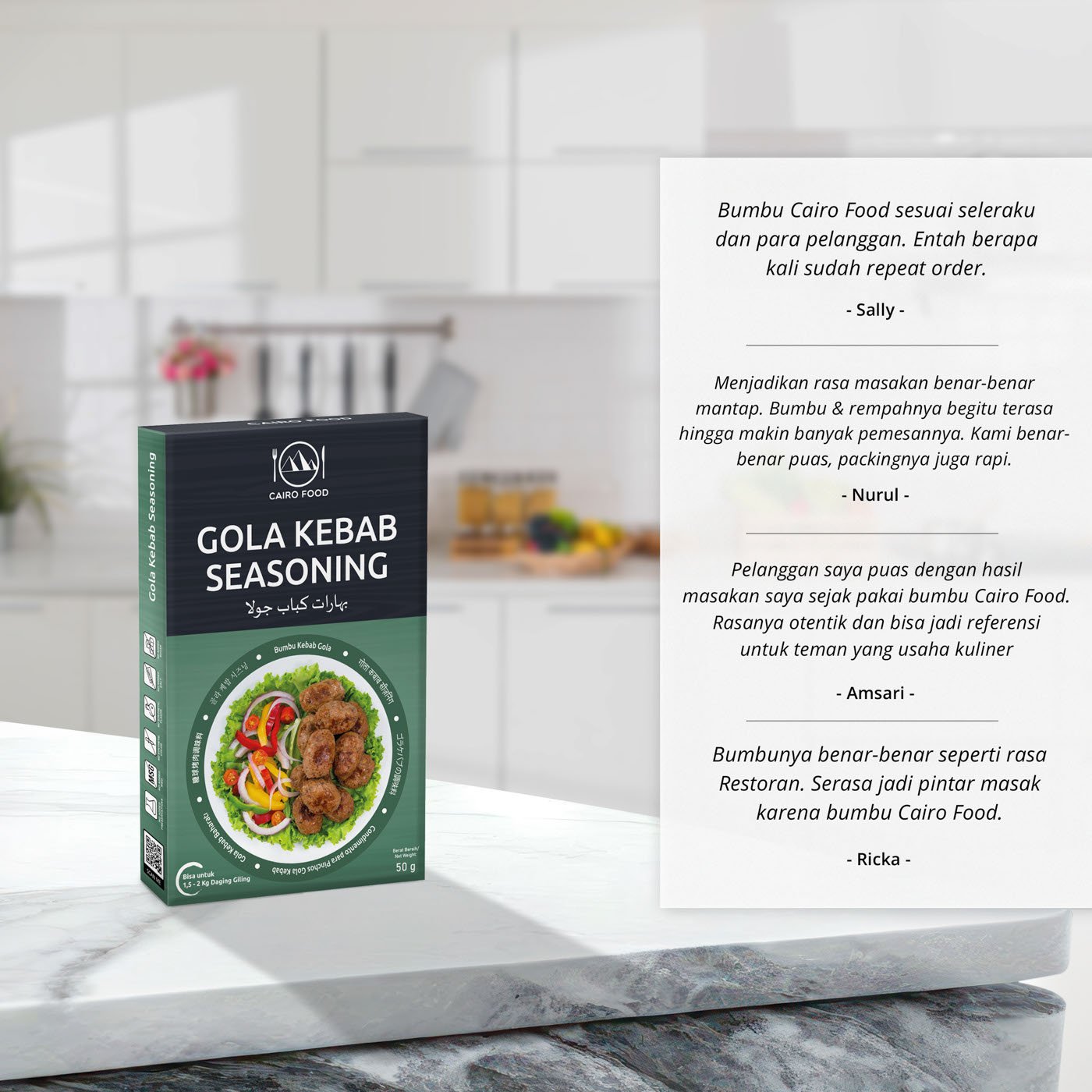 Gola Kebab Seasoning (Bumbu Kebab Gola)