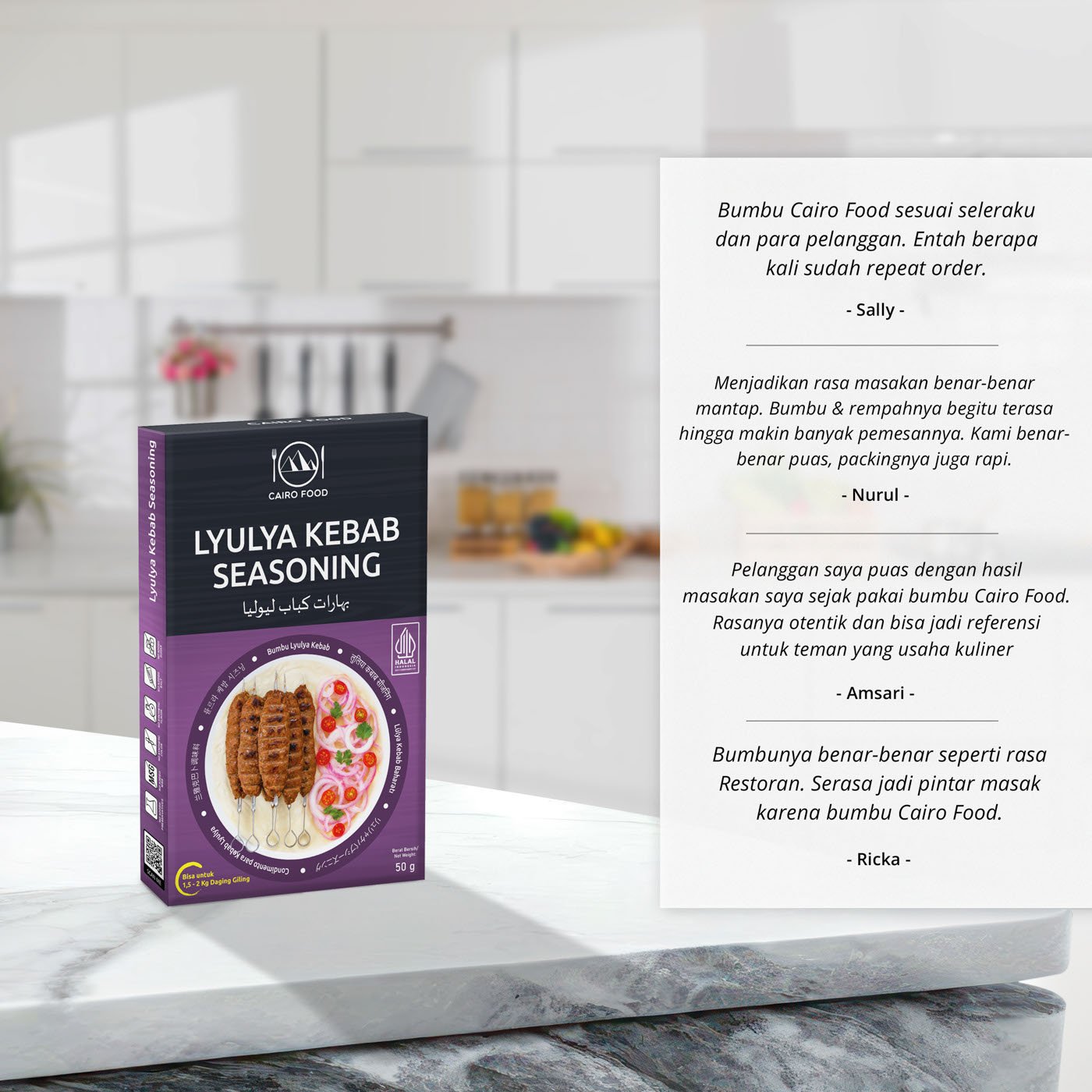 Lyulya Kebab Seasoning (Bumbu Kebab Lyulya)