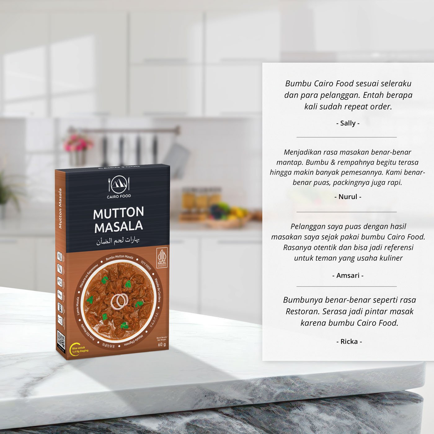 Mutton Masala (Bumbu Mutton Masala)