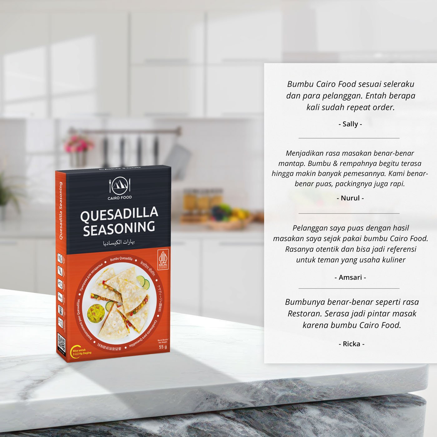 Quesadilla Seasoning (Bumbu Quesadilla)
