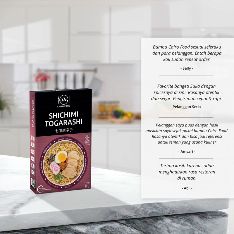 EBC Testimoni Shichimi Togarashi Cairo Food