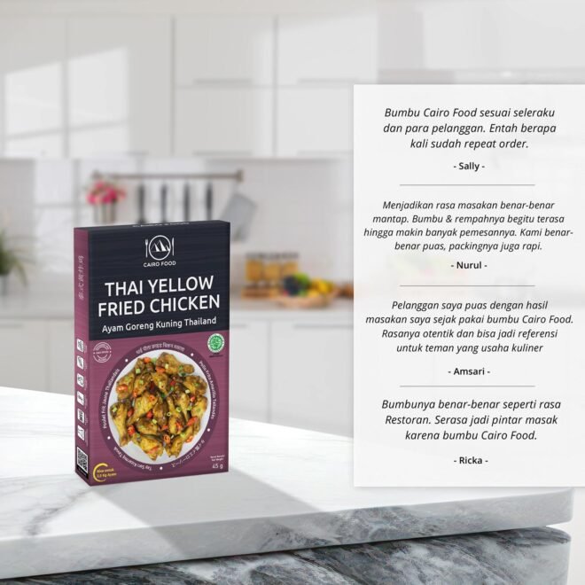 Thai Yellow Fried Chicken Seasoning (Bumbu Ayam Goreng Kuning Thailand)