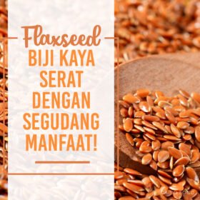 4 Manfaat Flaxseed, Biji Kaya Serat Bagus Untuk Kesehatan