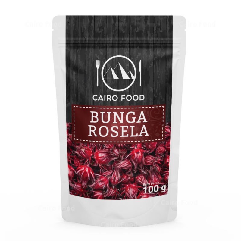 Bunga Rosela Merah