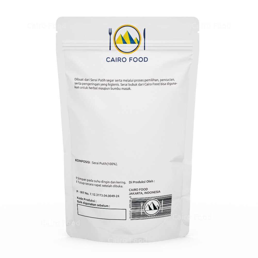 Label Produk Serai Bubuk Cairo Food